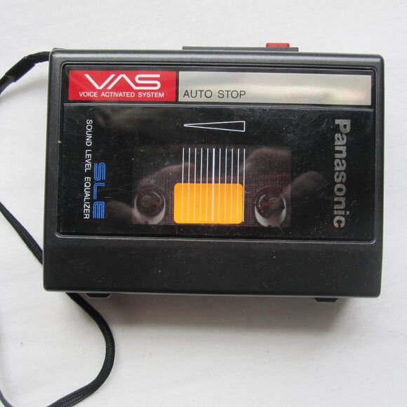 Panasonic Portable Cassette Recorder / Player- model #RQ-322, VAS, SLE